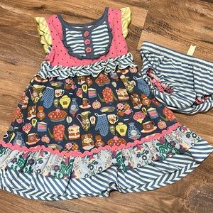 Matilda Jane 12-18 month dress with bloomers